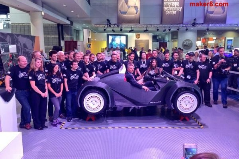 新鲜热辣! 3D打印汽车现场最新图片