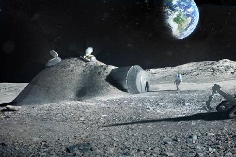 太空3D打印机：用火星沙土打印星际移民住所