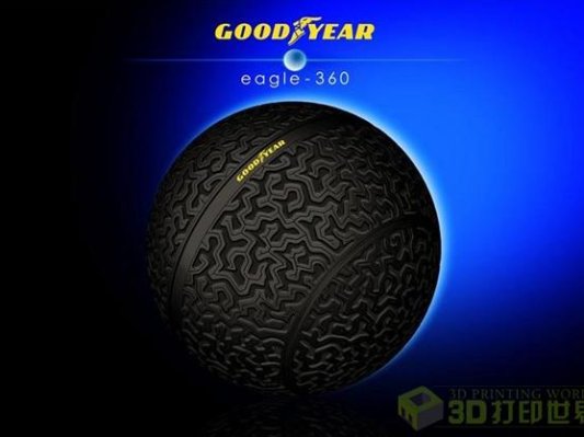 逆天了！3D打印球形轮胎会装上你的汽车上吗？