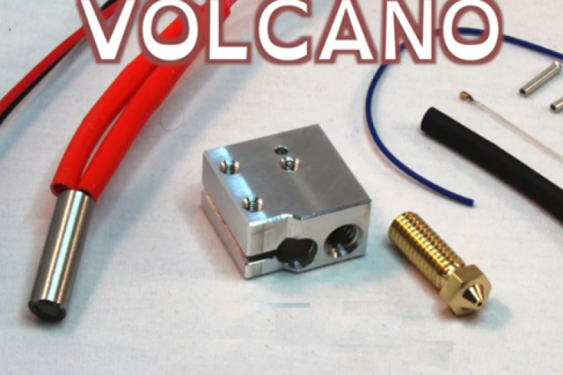 Volcano热端可将3D打印速度提升250%