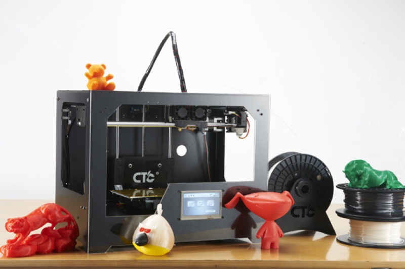 西通全球发布双头触控3D打印机