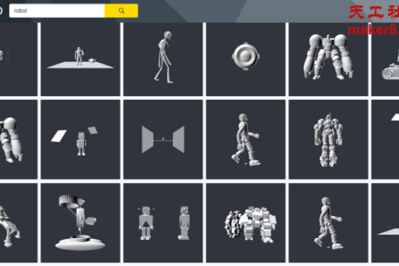 新的3D模型在线搜索引擎Yobi3D