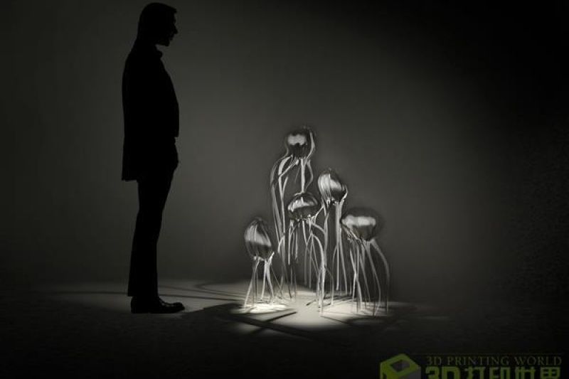年轻设计师的3D打印水母灯惊艳迪拜