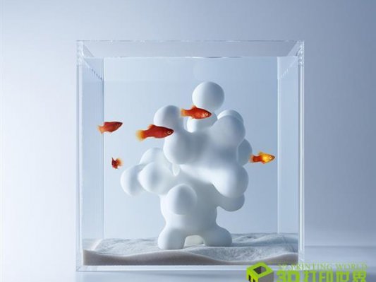 鱼儿的世界也可以很美 艺术家眼里的3D打印个性水族箱