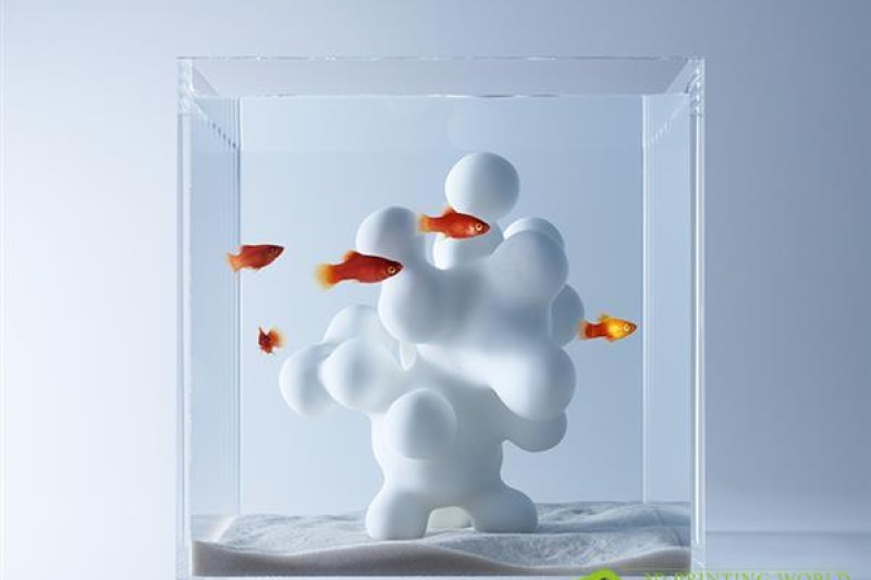 鱼儿的世界也可以很美 艺术家眼里的3D打印个性水族箱