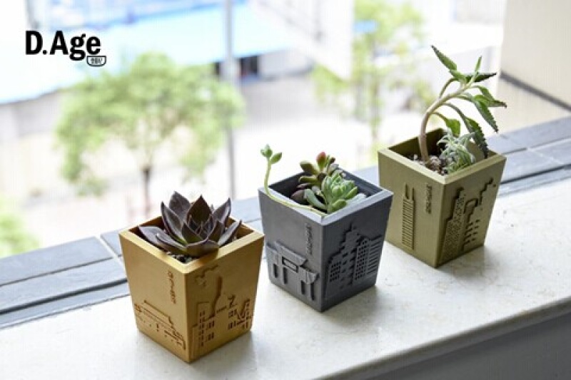 恋上一座城：“城市印象”3D打印花盆