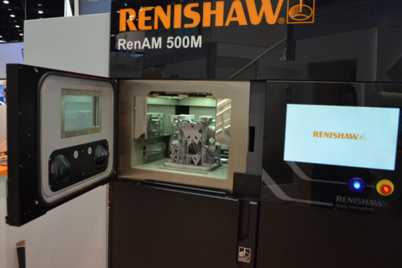 Renishaw推出了最新金属3D打印机RenAM 500M