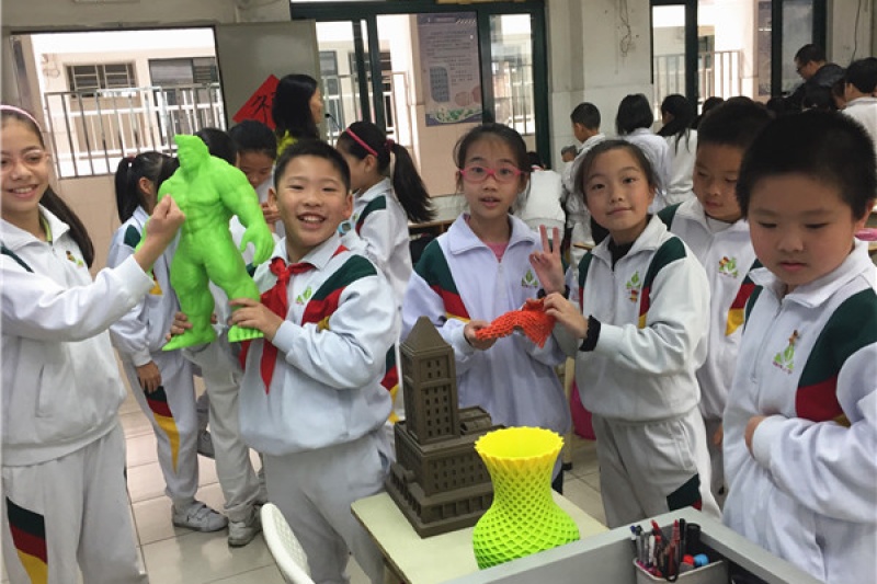 3D打印走进广州市华侨小学