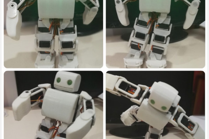 新疆小伙3D打印机器人能滑旱冰，百元做编程机器人