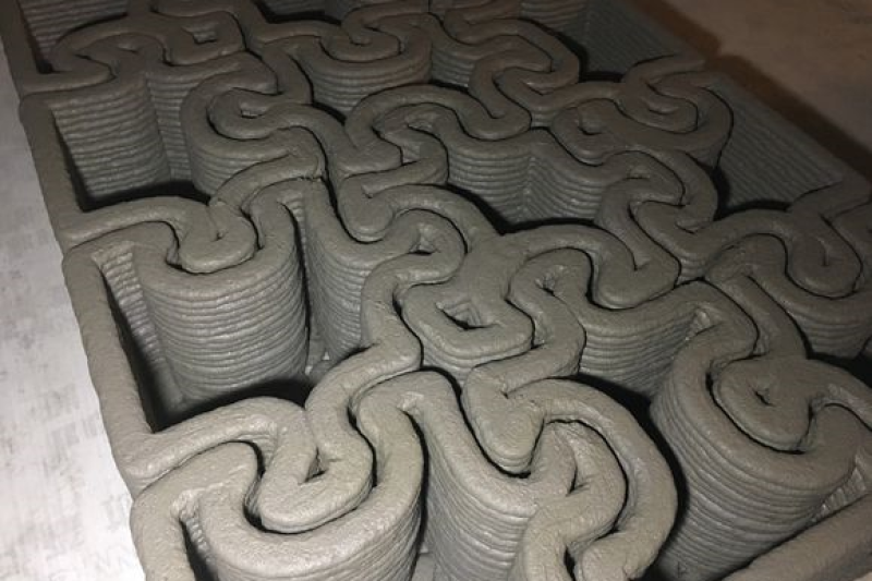 用3D打印构建PC建筑：拼图水泥砖适于拆迁、安装