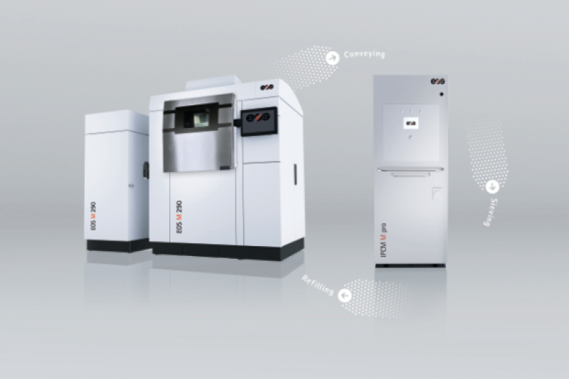 EOS展示全新3D打印金属粉末处理系统IPCM M pro模块