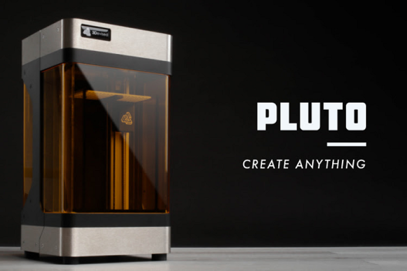 5000元开售！世界最小的DLP 3D打印机PLUTO重仅4.5kg