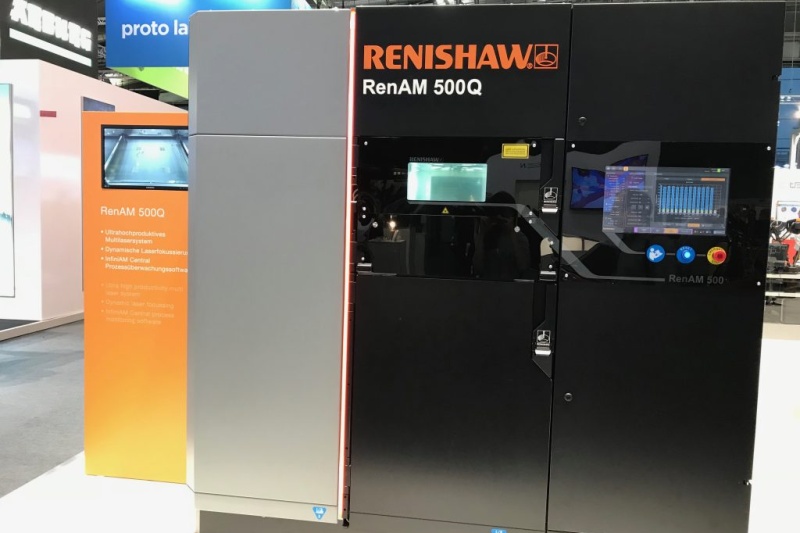 四个激光器同时打印，雷尼绍新推的金属3D打印系统 RenAM 500Q