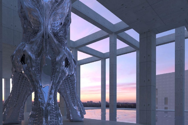 纯3D打印！深圳中国国际消费电子展示交易中心迎来大型3D打印艺术品雕塑