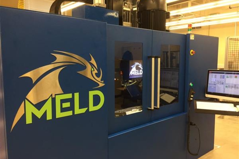 金属3D打印进入非熔融时代？第一台非熔化MELD技术金属3D打印机面世