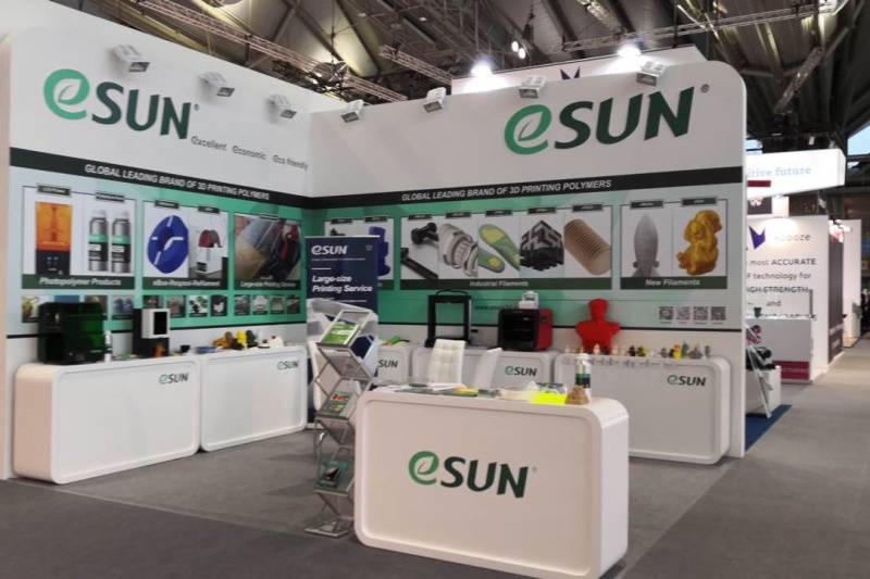 eSUN易生个性化展出亮相【Formnext 2018】，推出新品倍受关注！