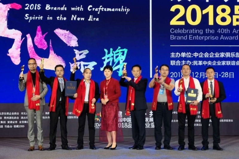 隆源成型喜获2018新时代匠心品牌奖