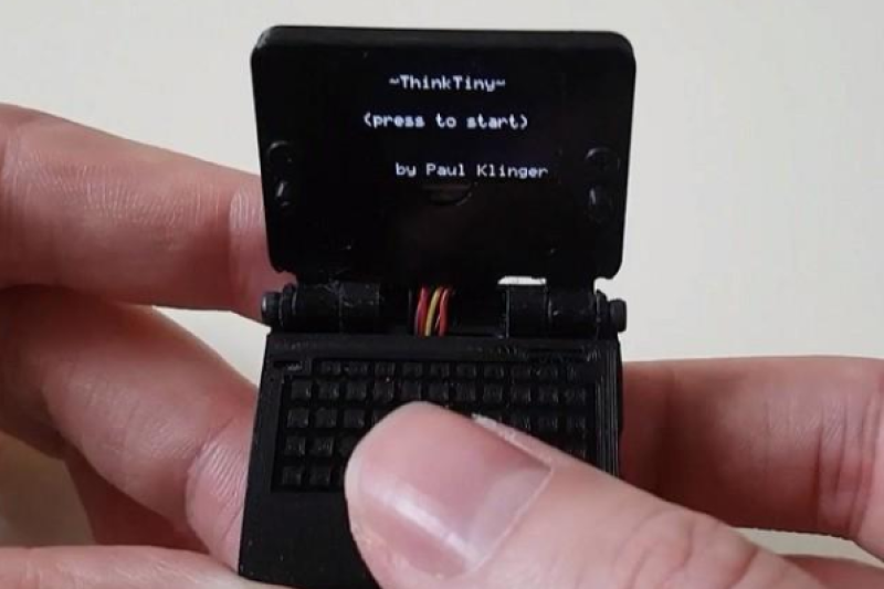 指甲盖大小的笔记本ThinkTiny 竟是3D打印出来的