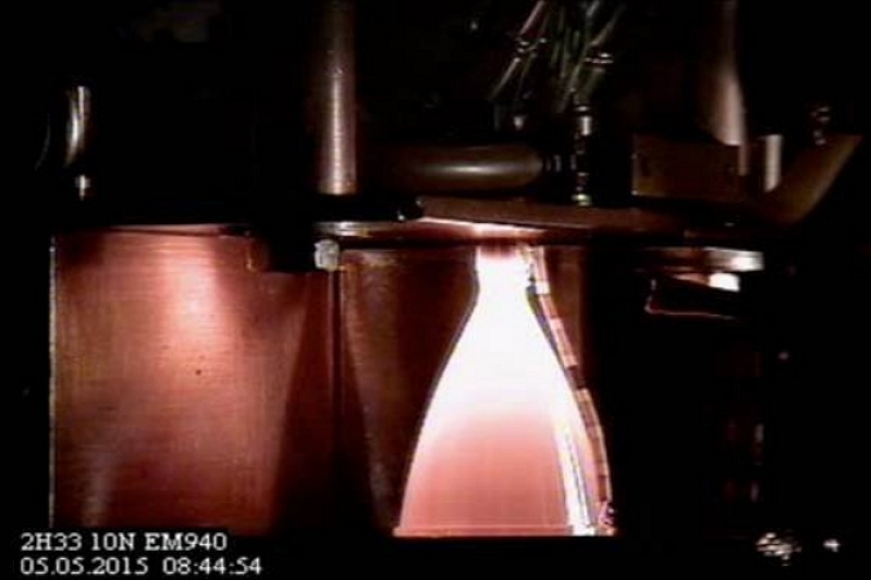 3D打印的铂合金火箭燃烧室成功通过测试