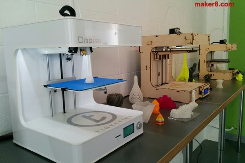 3D打印机公司Tinkerine结盟传统打印服务商