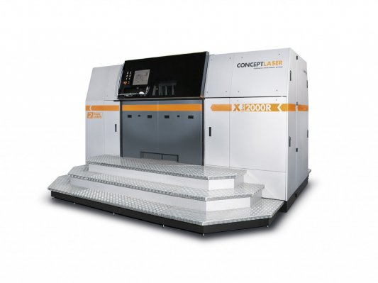 德国Concept Laser推出最新巨型激光烧结金属3D打印机 构建体积扩大27%