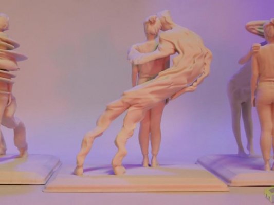3D打印结缘艺术雕塑：BUNKER艺术走廊里的曼妙风景