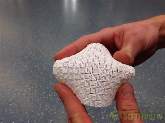 用料好不如用料巧 如何用硬质材料3D打印柔性对象？
