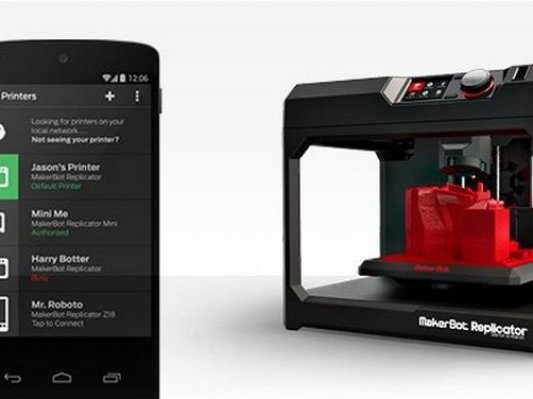 智能手机与3D打印再联结：MakerBot登陆Google Play