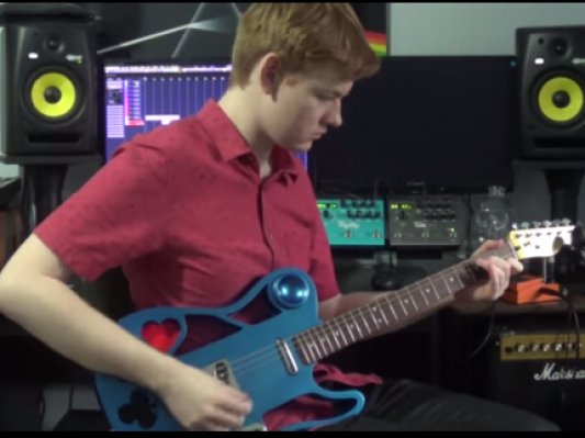 澳大利亚设计工程师3D打印酷炫电吉他