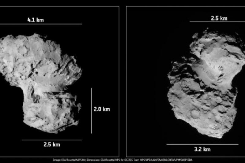 欧洲航天局发布彗星3D模型供下载打印