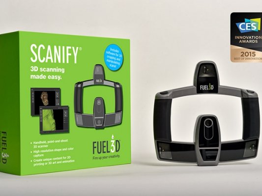 Fuel 3D发布捕获速度超快的3D扫描仪SCANIFY