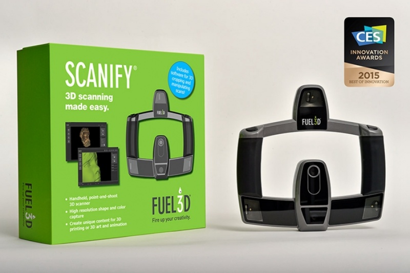 Fuel 3D发布捕获速度超快的3D扫描仪SCANIFY