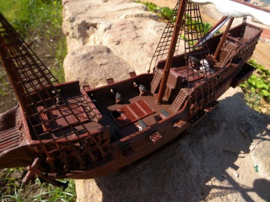 艺术家3D打印著名海盗船“金鹿号” 还原海上冒险传奇