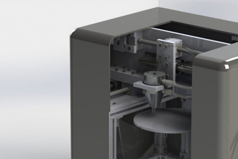 HDfab3D打印机运用压力喷射技术 打印先进材料