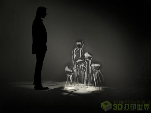 年轻设计师的3D打印水母灯惊艳迪拜