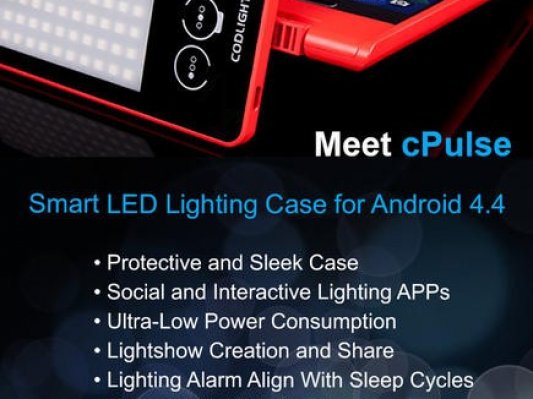 3D打印LED外壳让手机具备灯光特效功能