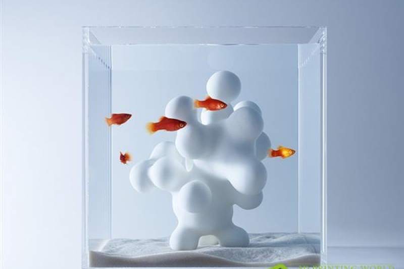 鱼儿的世界也可以很美 艺术家眼里的3D打印个性水族箱