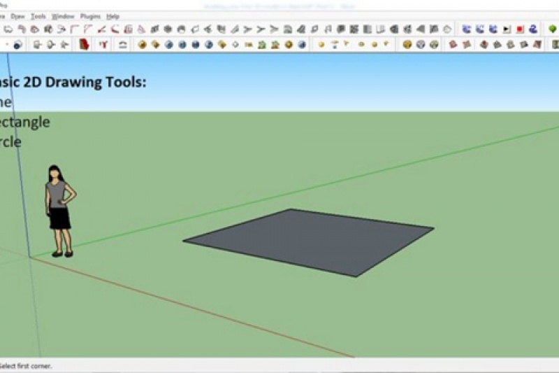 献上膝盖：17步轻松掌握3D建模软件SketchUp