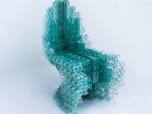伦敦大学学院用独特的软件3D打印一个艺术性Voxel椅子