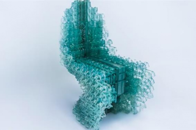 伦敦大学学院用独特的软件3D打印一个艺术性Voxel椅子