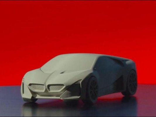 宝马提供免费文件 允许人们3D打印自己的Vision M Next概念车模型