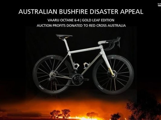 24K金3D打印自行车拍卖收益捐赠澳州大火