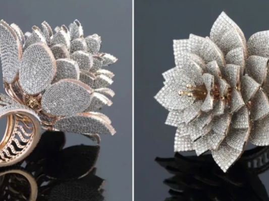 3D打印制造香水瓶及镶嵌7801颗钻石的戒指一览