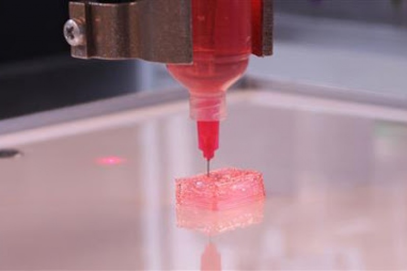全方位陶瓷细胞悬浮液生物打印，可打印出带活细胞的“骨骼”