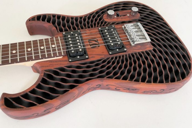 用3D打印一把神奇的真·木吉他