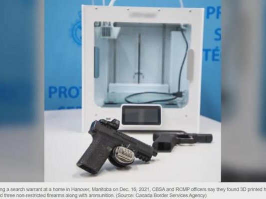 加拿大男子涉嫌3D打印枪支被捕！警方：这不是爱好，是犯罪