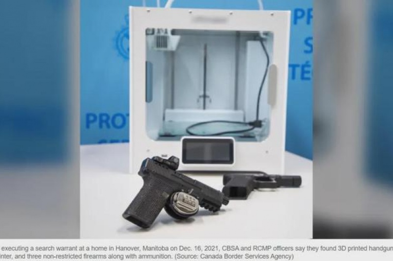 加拿大男子涉嫌3D打印枪支被捕！警方：这不是爱好，是犯罪