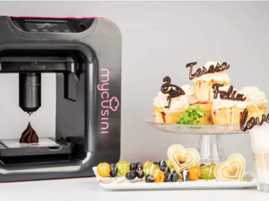 家用咖啡机大小，mycusini 3D巧克力打印机上架